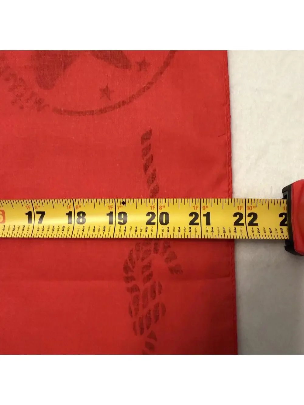 Justin Boots Bandana Red & Black Western Handkerchief Cotton Cowboy